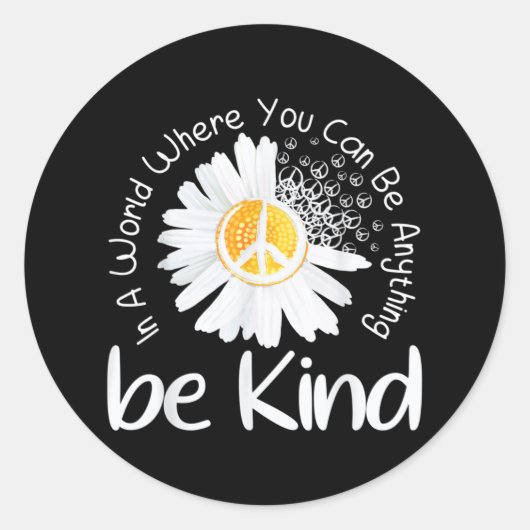 何でもやさしく平和になれる世界で ラウンドシール (正面)