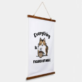 何でも上手だ 吊り下げ型タペストリー (傾斜あり)