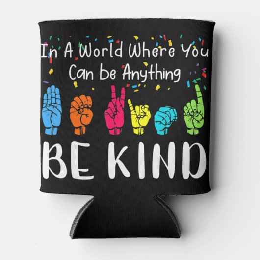 何でも優しいシャツになれる世界で 缶クーラー (正面)