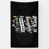 何でも優しい世界で 横断幕 (縦)