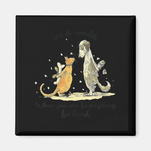 何でも優しい団結できる世界で マグネット (正面)