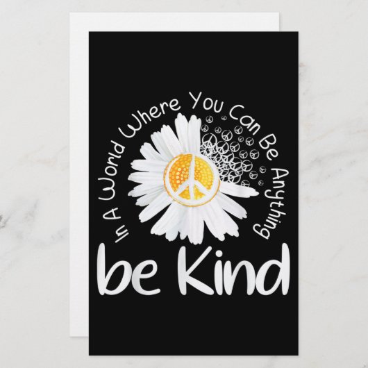 何でも優しい平和になれる世界で 便箋 (正面/裏面)