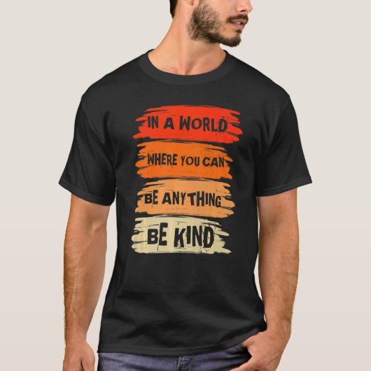 何でも優しい統一ができる世界で Tシャツ (正面)