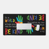 何でも優しくできる世ユニーク界 デスクマット (キーボード&マウス)