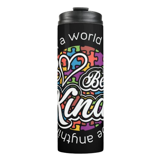 何でも優しくできる世界に。表示 タンブラー (正面)