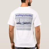 何でも可能です Tシャツ (裏面)