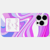 何でも可能な引用文紫のインスピレーション Case-Mate iPhoneケース (裏面 (横))