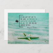 何でも妥協する 案内ポストカード (正面/裏面)