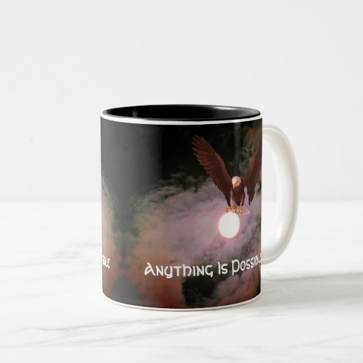 何でも恐ろしいものはない感動的 ツートーンマグカップ (正面右)