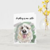 何でも手に持って折り畳んだグリーティングカード カード (黄色い花)