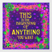 何でも望む “Inspirivity” ウィンドウステッカー ウィンドウサイン (シート)