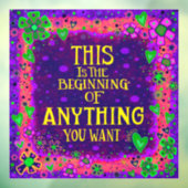 何でも望む “Inspirivity” ウィンドウステッカー ウィンドウサイン (シート3)