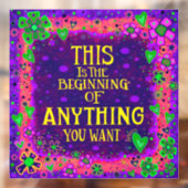 何でも望む “Inspirivity” ウィンドウステッカー ウィンドウサイン (シート2)