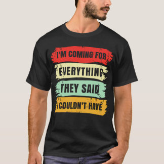 何でも来やるよやる気を起こさせる Tシャツ