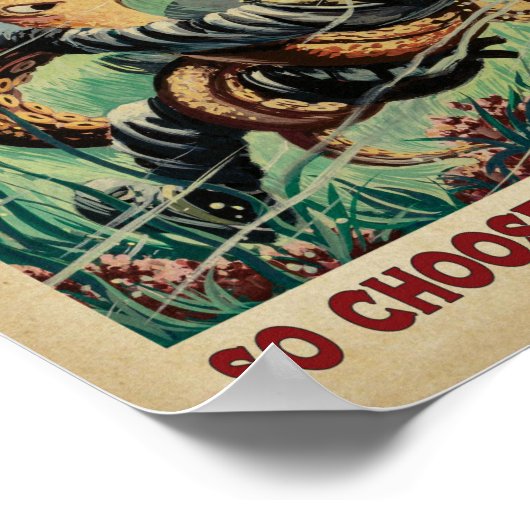 何でも殺されるから何かおもしろい ポスター (角)