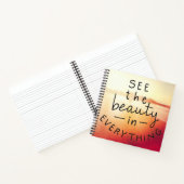 何でも美しいを見る ノートブック (内部)