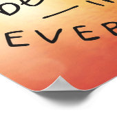 何でも美しいを見る ポスター (角)