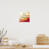 何でも美しいを見る ポスター (キッチン)