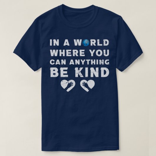 何でも親切にできる世界で5 Tシャツ (デザイン正面)