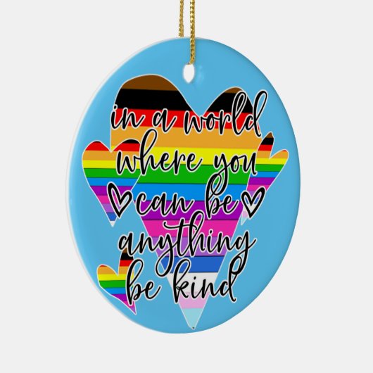 何でも親切にできる世界で セラミックオーナメント (右)