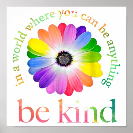 何でも親切にできる世界で ポスター (正面)