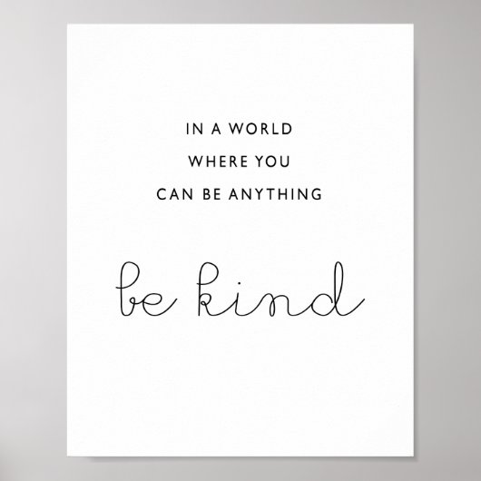 何でも親切にできる世界で ポスター (正面)