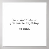 何でも親切にできる世界で ポスター (正面)