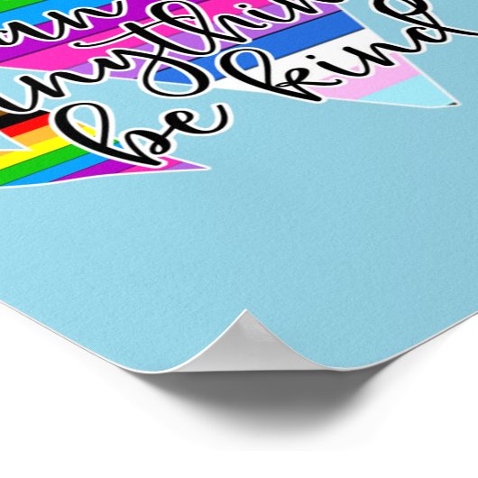 何でも親切にできる世界で ポスター (角)