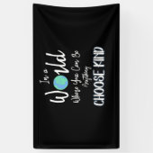 何でも親切にできる世界で 横断幕 (縦)