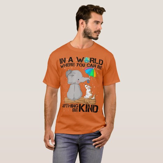 何でも親切にできる世界で Tシャツ (正面フル)