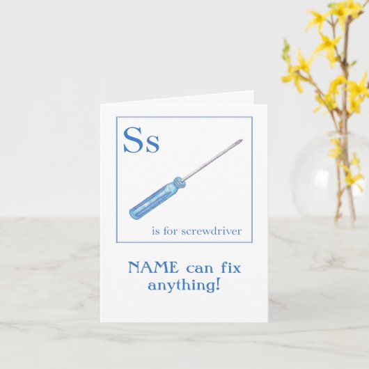 何でも誕生日のグリーティパーソナライズされたングカードを修正する カード (黄色い花)