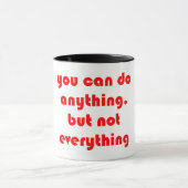 何でも、すべてをすることができません。 マグ (中央)