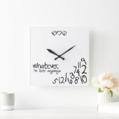 何でも スクエア壁時計 (ホーム)