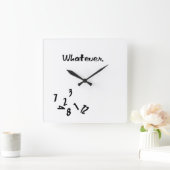 何でも… スクエア壁時計 (ホーム)