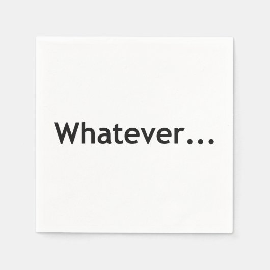 何でも スタンダードカクテルナプキン (正面)