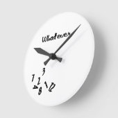 何でも… ラウンド壁時計 (傾斜)