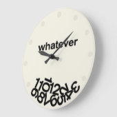 何でも ラージ壁時計 (傾斜)