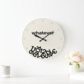 何でも ラージ壁時計 (ホーム)