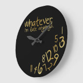 何でも ラージ壁時計 (傾斜)