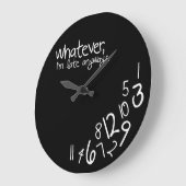 何でも ラージ壁時計 (傾斜)