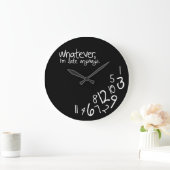 何でも ラージ壁時計 (ホーム)