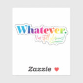 何でも。私はまだ栄光よ！ シール (シート)