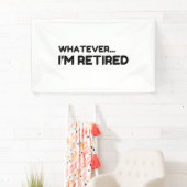 何でも…私は退職した 横断幕 (インサイチュ)