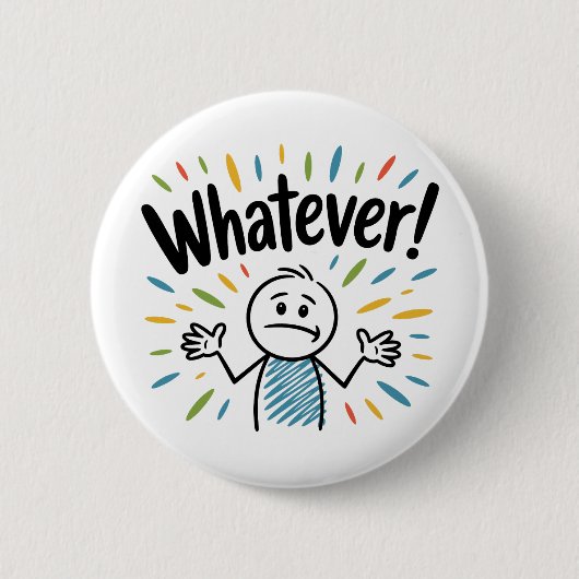 何でも！ 缶バッジ (正面)