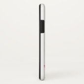「何でも」赤と白の電話ケース Case-Mate iPhoneケース (裏面/右)