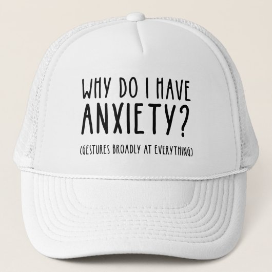 何で不安が出るんだ？すべてのもののジェスチャー キャップ (正面)