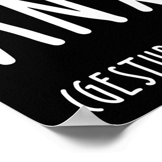 何で不安が出るんだ?すべてのもののジェスチャー ポスター (角)