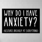 何で不安が出るんだ?すべてのもののジェスチャー ポスター (正面)