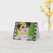 何で人生保の教え教訓だ カード (黄色い花)