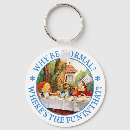 何で普通なの？その中のおもしろいは？ キーホルダー (正面)